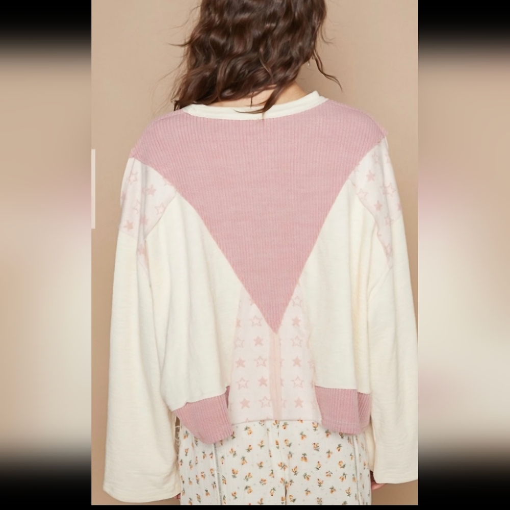 POL Mauve Stars Top S, M, L